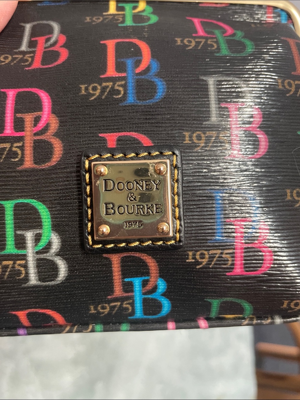 NWOT Dooney & Bourke Kisslock Pouch - Picture 6 of 10